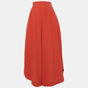 See by Chloé Flared Culottes High Rise Wide Leg Cropped Trouser Palazzo Pants
